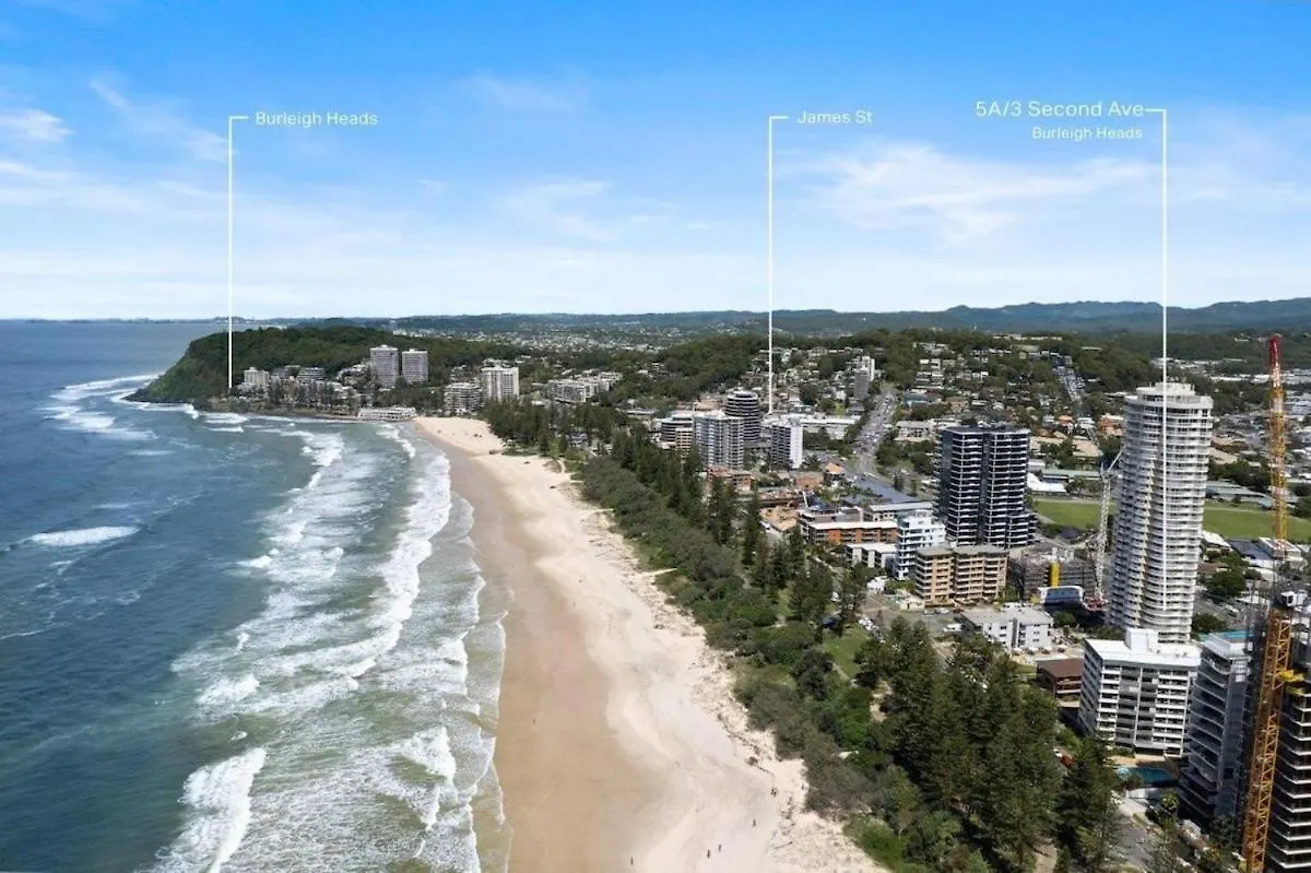 Ocean View Coastal Haven In Burleigh Heads Apartment Gold Coast 0*,  Australia